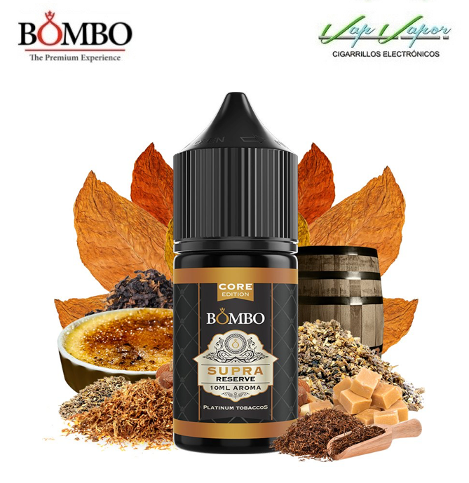 AROMA - Core Edition - SUPRA RESERVA 10ml 0mg (en botella de 30ml) - Minilongfill - Bombo 
