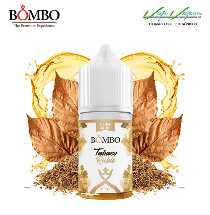 FLAVOUR - Core Edition - TABACO RUBIO 10ml 0mg (inside 30ml bottle) - Minilongfill - Bombo (Blonde Tobacco)