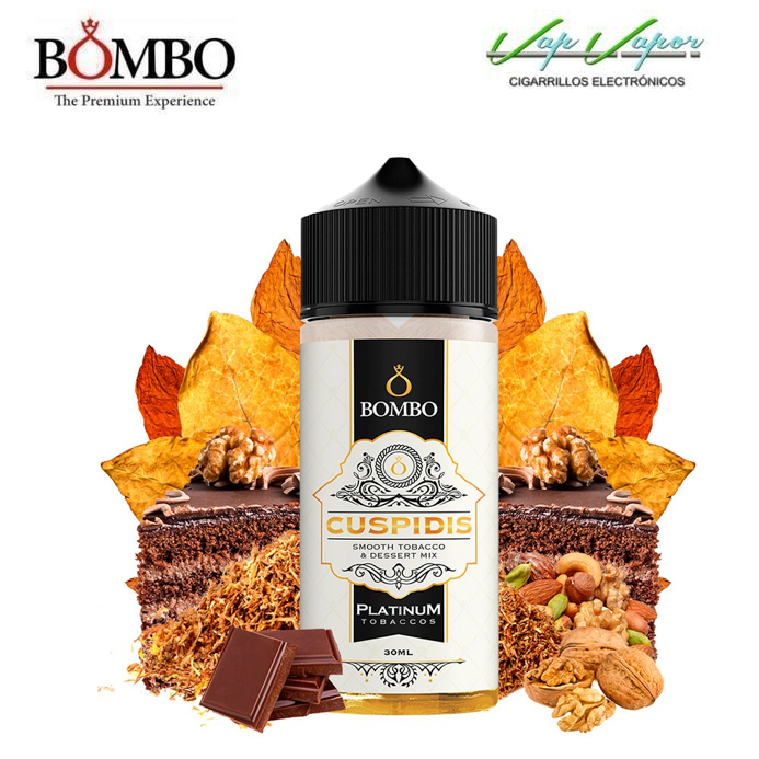 AROMA Cuspidis 30ml (en botella de 120ml) Longfill Platinum Tobaccos by Bombo