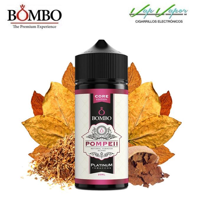FLAVOUR - Core Edition - POMPEII 20ml (in 120ml bottle ) Longfill Platinum Tobaccos by Bombo