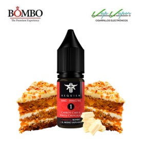 SALES Requiem 10ml (10mg/20mg) Bombo + El Mono Vapeador (tarta zanahoria, crema queso, frutos secos, bizcocho, chocolate blanco)