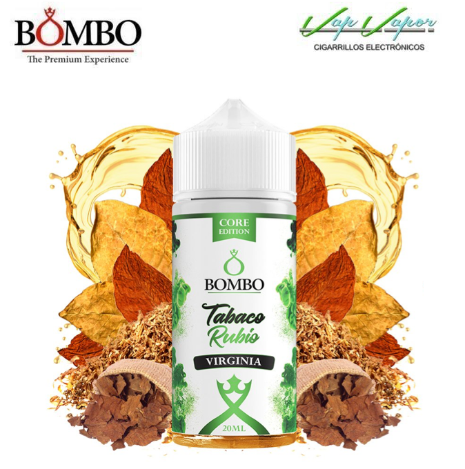 FLAVOUR - Core Edition - Tabaco Rubio VIRGINIA 20ml (in 120ml bottle ) Longfill Platinum Tobaccos by Bombo