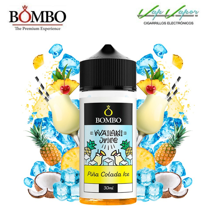 FLAVOUR Wailani PINA COLADA ICE 30ml (bottle 120ml) Longfill Bombo