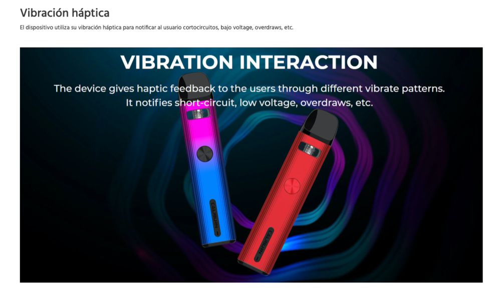 OFERTA!!! Caliburn G2 750mah Uwell