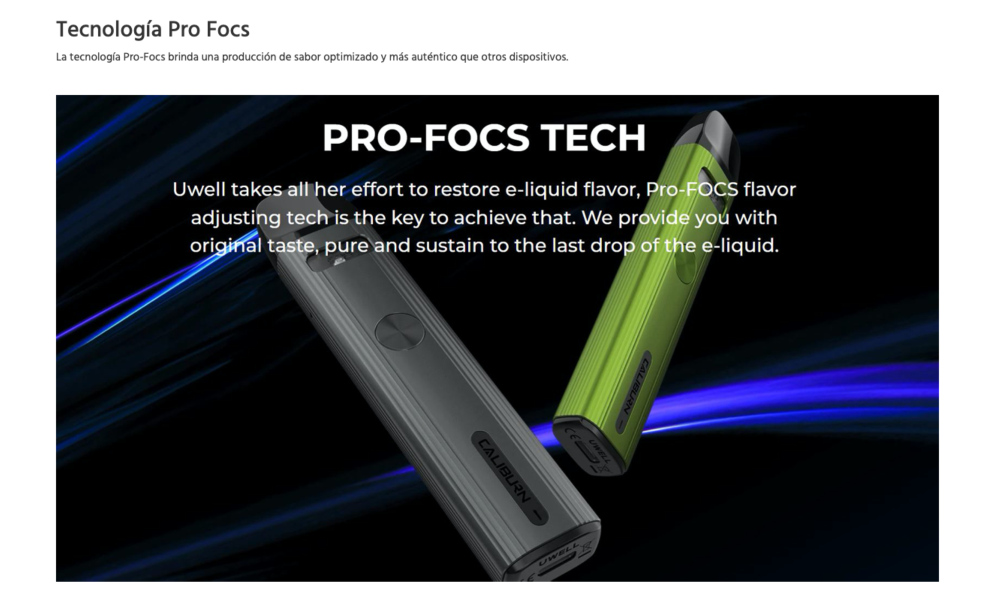 OFERTA!!! Caliburn G2 750mah Uwell