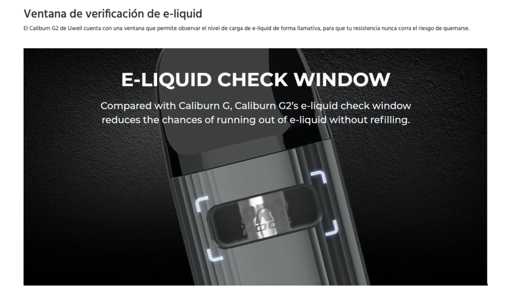 OFERTA!!! Caliburn G2 750mah Uwell