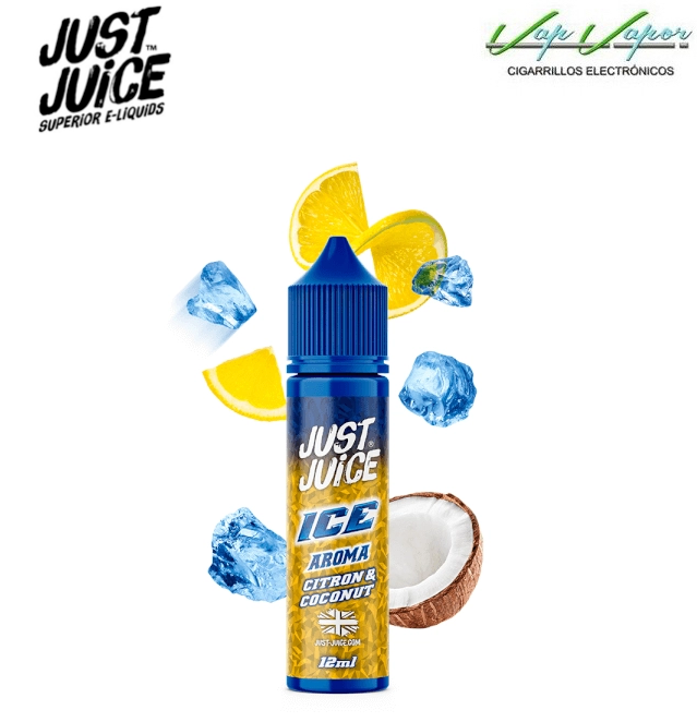 FLAVOUR Citron Coconut on ICE 12ml Longfill (inside 60ml bottle) Just Juice (Citrus, Coconut, Ice)