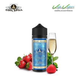 FLAVOUR Coil Spill Bottle 24ml longfill (inside 120ml bottle) (Champagne, Strawberries, Menthol)