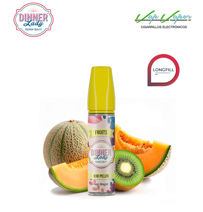 CONCENTRATE Kiwi Melon 14ml (en botella de 60ml) Longfill Dinner Lady 