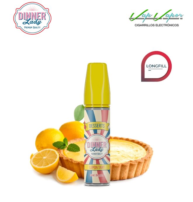 CONCENTRATE Lemon Tart 14ml (en botella de 60ml) Longfill Dinner Lady 