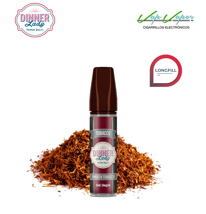CONCENTRATE Smooth Tobacco 14ml (en botella de 60ml) Longfill Dinner Lady 