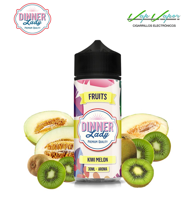 CONCENTRATE Kiwi Melon 30ml (bottle 120ml) Longfill Dinner Lady 