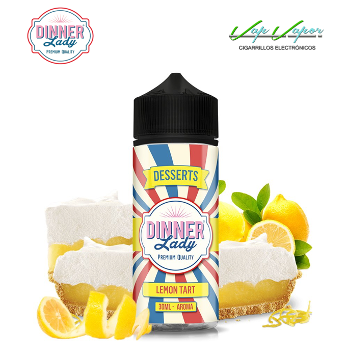 CONCENTRATE Lemon Tart 30ml (en botella de 120ml) Longfill Dinner Lady 