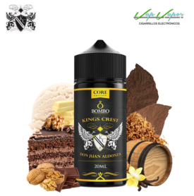 AROMA - Core Edition - Don Juan Aldonza 20ml Longfill (en botella de 120ml) Kings Crest y Bombo