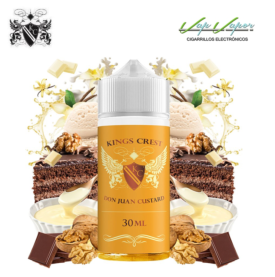 AROMA Don Juan Custard 30ml Longfill (en botella de 120ml) Kings Crest