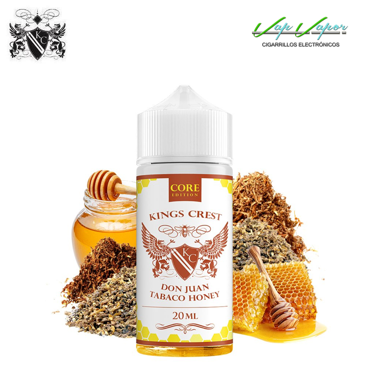 FLAVOUR - Core Edition - Don Juan Tabaco Honey 20ml Longfill (bottle 120ml) Kings Crest
