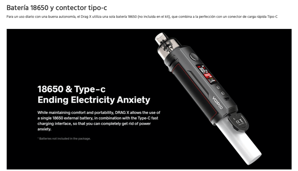 Drag X Voopoo Pod Kit 80W (PNP)