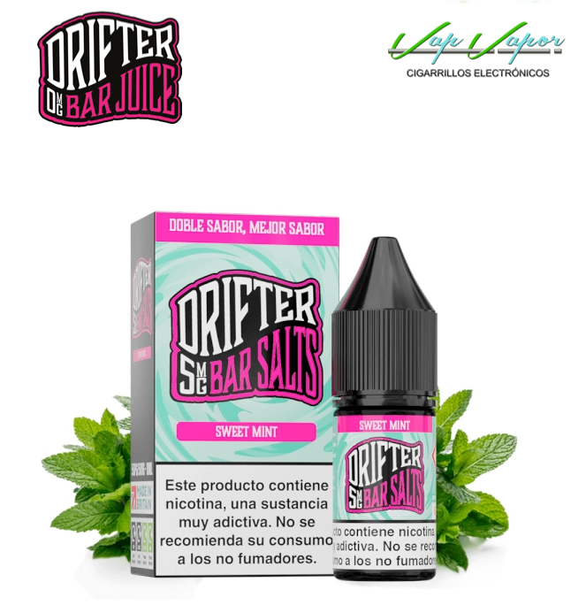 OFERTA!!! SALES Drifter SWEET MINT Bar Salts 10ml (0mg/5mg/10mg/15mg/20mg) menta