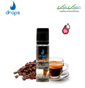AROMA DROPS All in Coffee Club 10ml (para hacer 60ml) con nicotina de 3mg/10mg/20mg (Café Premium)