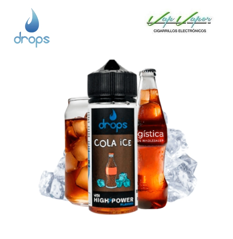 FLAVOUR COLA ICE Drops Bar 16ml (longfill bottle 120ml) (Cola, Freshness)