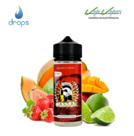 OFERTA!! AROMA DROPS CAESAR 40ml (longfill botella 120ml) Melón, Mango, Lima, Fresa, Guayaba