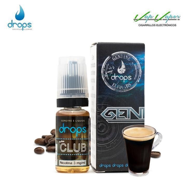 DROPS Coffee Club (Café) 10ml (0mg/ 3mg/ 6mg/ 12mg/ 18mg) (Coffee Premium)