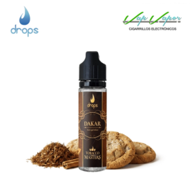 FLAVOUR Drops Tobacco Masters DAKAR 5ml (inside 60ml bottle) Gourmet tobacco with baked biscuit and cinnamon.