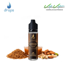 AROMA Drops Tobacco Masters KENTUCKY 5ml (en botella de 60ml) Tabaco Virginia con caramelo y frutos secos 