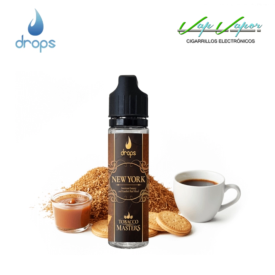 AROMA Drops Tobacco Masters NEW YORK 5ml (en botella de 60ml) La unión perfecta entre American Luxury y Fausto's Deal 