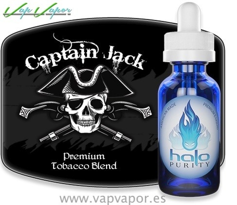 OFERTA!!  Halo Captain Jack 10ml 12mg Tabaco (caducidad: 30.Enero.2026)
