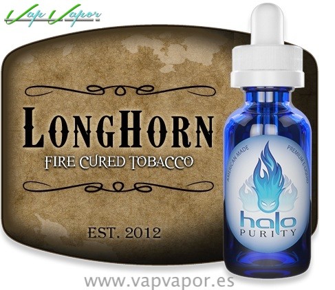 OFERTA!!! Halo Longhorn 10ml 6mg (Tabaco Curado al Fuego) (caducidad:2/abril/2026)