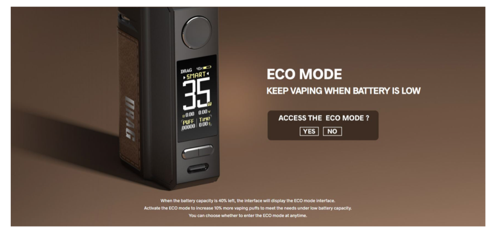 Drag E60  Voopooo 2550mah 
