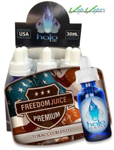 OFERTA!!! PACK 180ml- Halo - Freedom Juice - total 180ml (Tabaco Virginia con toque dulce)