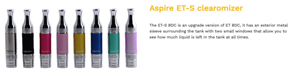 OFERTA!!! Aspire ET-S BVC 2ml 