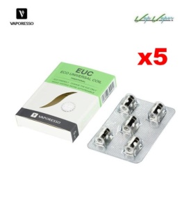 PACK DE 5 Resistencias EUC Clapton  0.3 / 0.4 / 0.5ohms Vaporesso 
