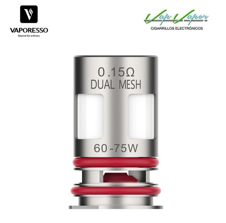 Coils GTX DUAL Mesh Coil Vaporesso 0.15/ 0.2 /0.3ohms (1 coil)