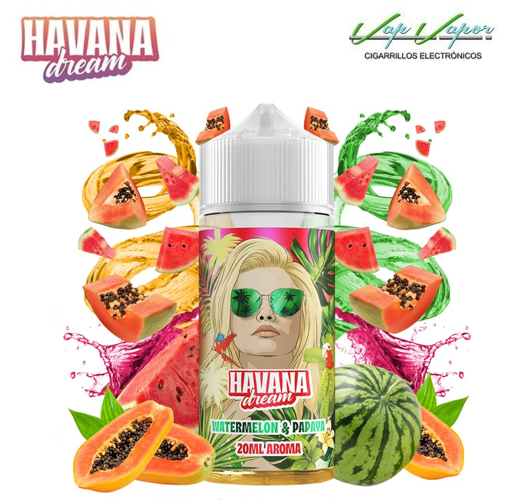 FLAVOUR Watermelon Papaya Havana Dream 20ml Longfill (inside 120ml bottle)