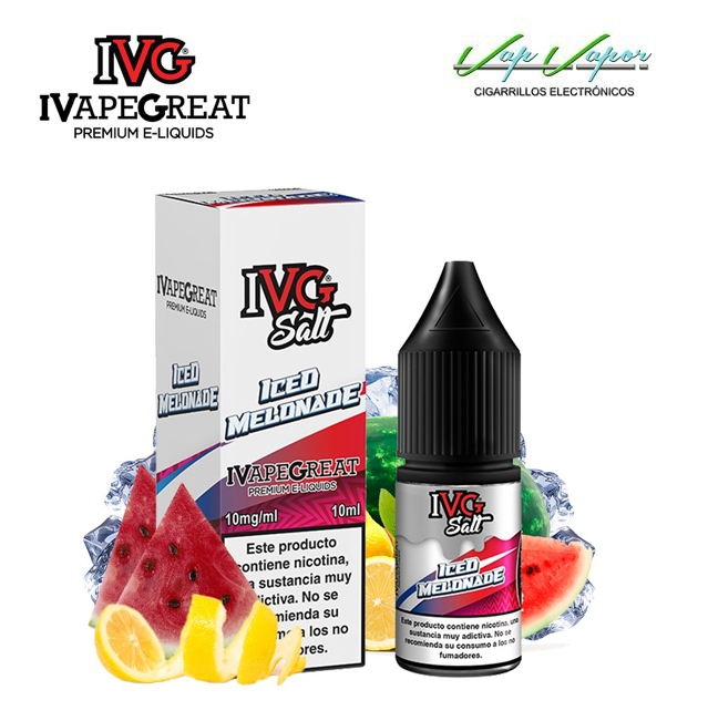 SALTS IVG Ice Melonade 10ml (10mg/20mg) Watermelon, Lemonade, Freshness