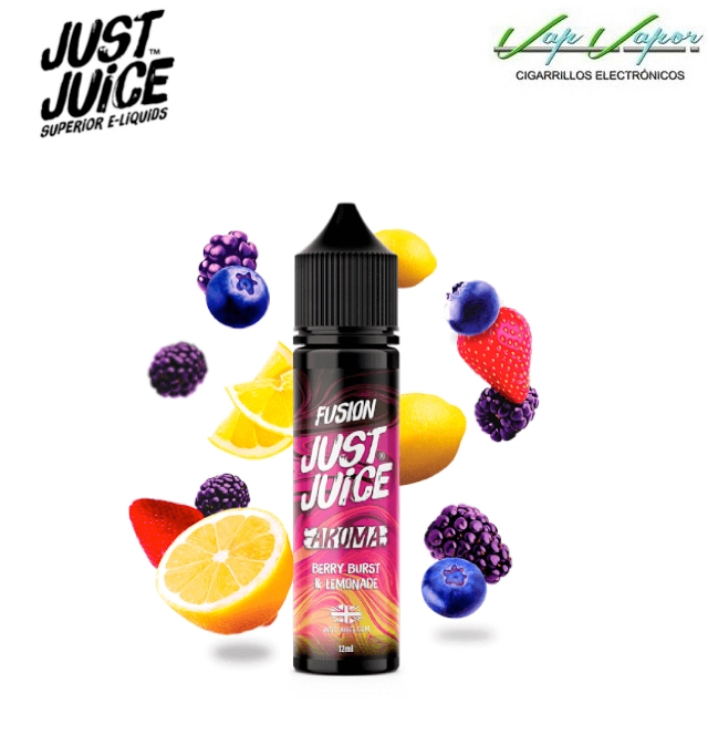FLAVOUR Berry Burst Lemonade 12ml Longfill (inside 60ml bottle) Just Juice (Mixed Berries, Lemonade)