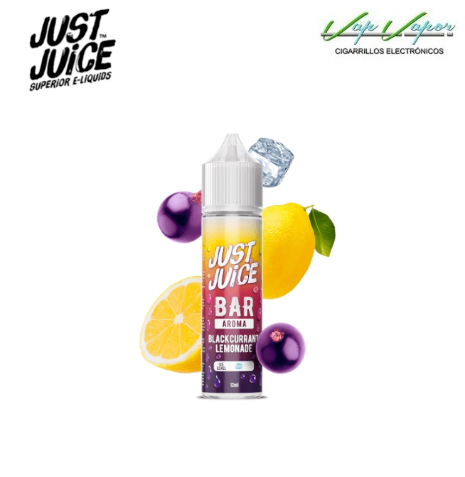 FLAVOUR Blackcurrant Lemonade 12ml Longfill (inside 60ml bottle) Just Juice Bar