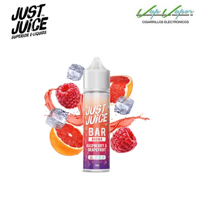 FLAVOUR Raspberry Grapefruit 12ml Longfill (inside 60ml bottle) Just Juice Bar