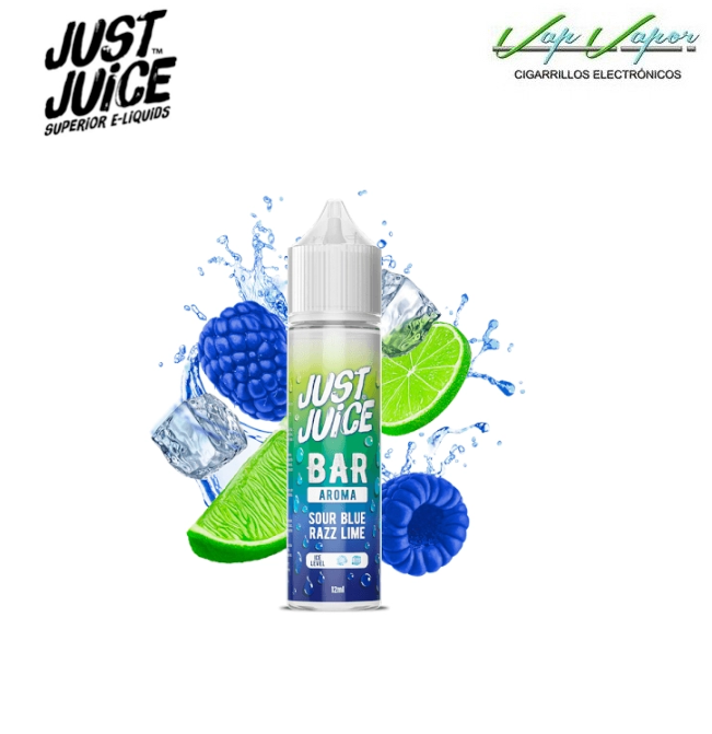 FLAVOUR Blue Sour Razz 12ml Longfill (inside 60ml bottle) Just Juice Bar