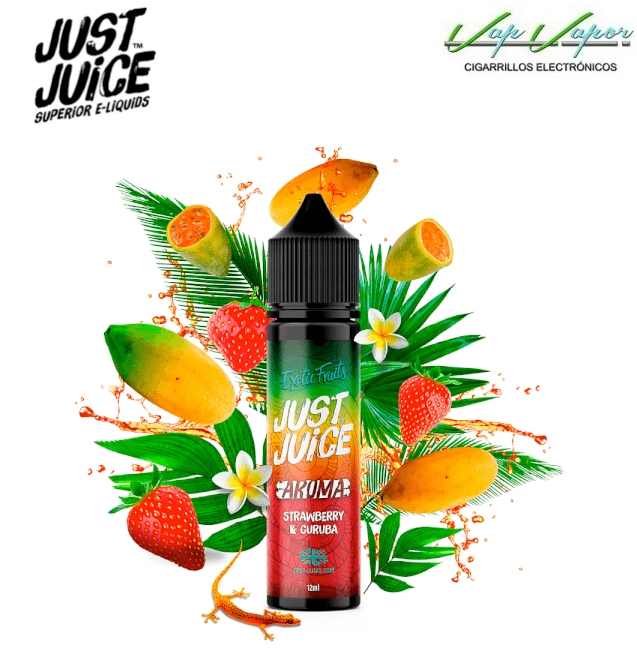 FLAVOUR Strawberry Curuba 12ml Longfill (inside 60ml bottle) Just Juice Bar