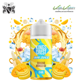 AROMA Banana Mango ICE 24ml Longfill (en botella de 120ml) Kings Crest Bar Juice 