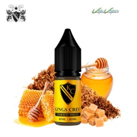 SALES Kings Crest Tabaco Dulce 10ml (10mg/15mg/20mg)  (Tabaco Puro, Miel)