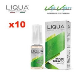 OFERTA!!! Pack 10 Liqua - Bright Tobacco