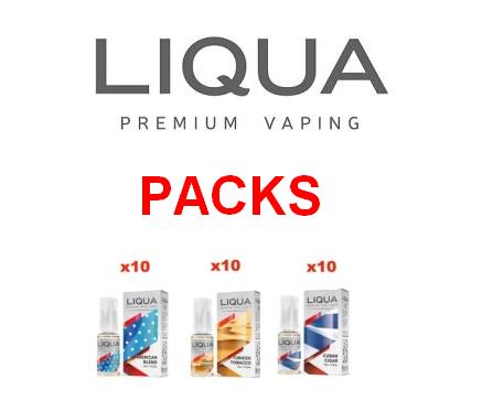 PACKS LÍQUIDOS LIQUA (100ml) 50%PG / 50%VG