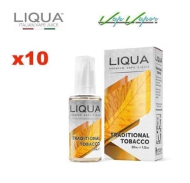OFERTA!!! Pack 10 Liqua - Traditional Tobacco 