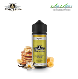 AROMA Coil Spill Layover 24ml longfill (botella 120ml)  tortitas, plátano, vainilla 