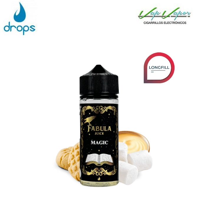 OFERTA!!! AROMA MAGIC 40ml (longfill botella 120ml) Fabula Juice by Drops (galleta, vainilla, marshmallow, caramelo)